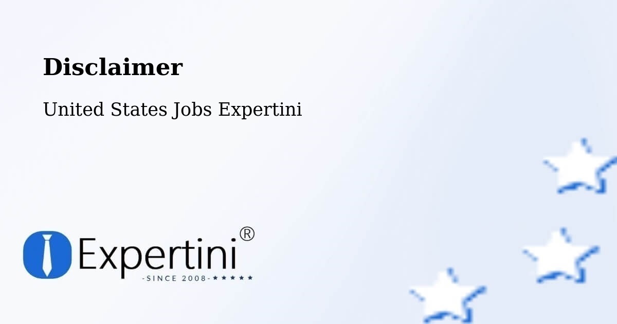 Disclaimer – Saint Stephen - United States Jobs Expertini